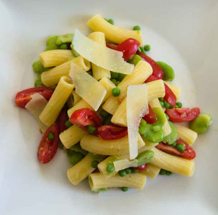 Pasta Salad with Brad Beans and Tomatoes