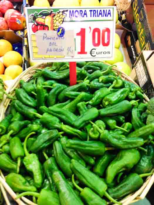 Spanish green peppers