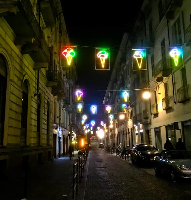 Turin Christmas lights