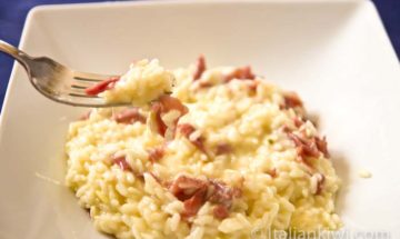 risotto with scamorza