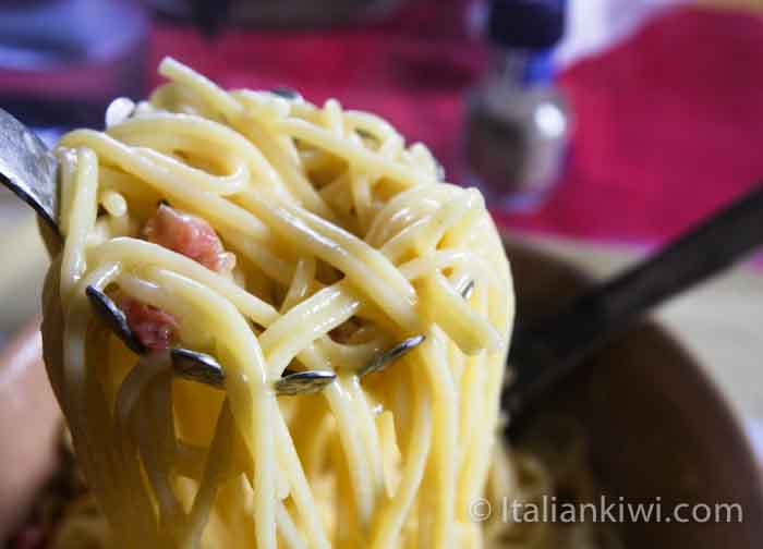 Real Spaghetti alla Carbonara