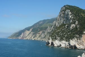 The coast near the Cinqueterre