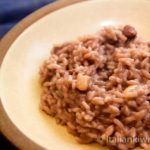 Sausage and dried bean risotto