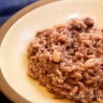 Sausage and dried bean risotto