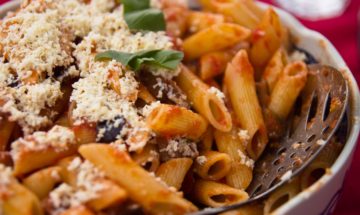 Pasta alla Norma (Pasta with Eggplant and Tomato)