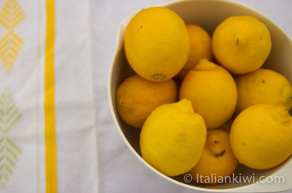 Lemons for limoncello
