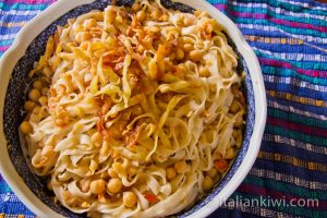 Tagliatelle and Chickpeas (Ciceri e Tria)