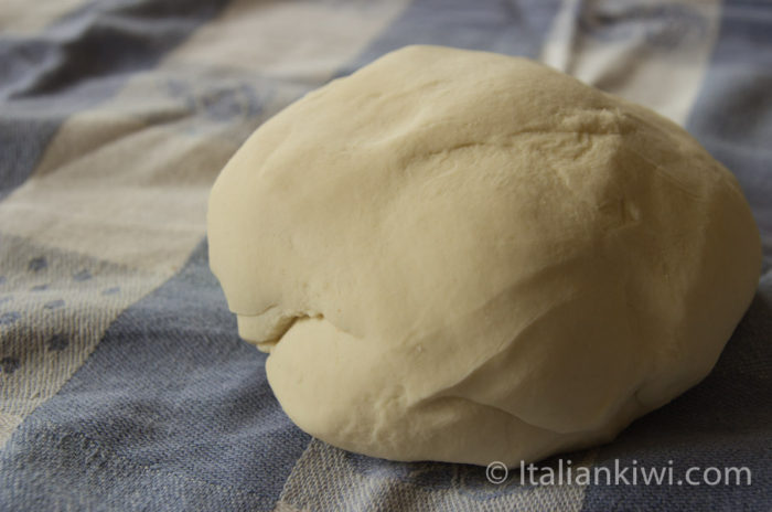 Pasta dough for tagliatelle