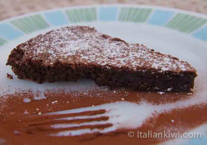 Magic Torta caprese from Southern Italy