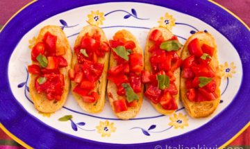 Bruschetta (Italian Tomato and Garlic Bread)