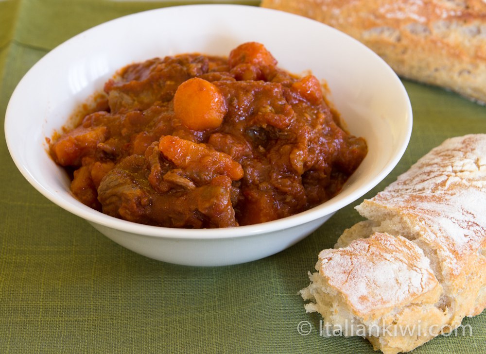 spezzatino (carrot and beef stew)