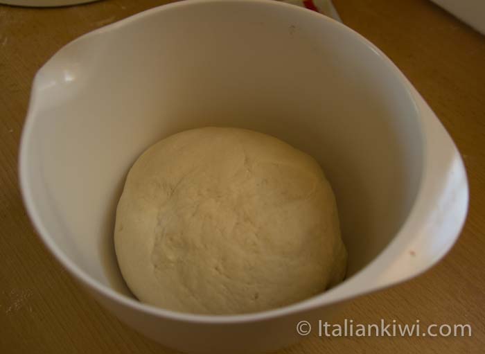 Dough first rising