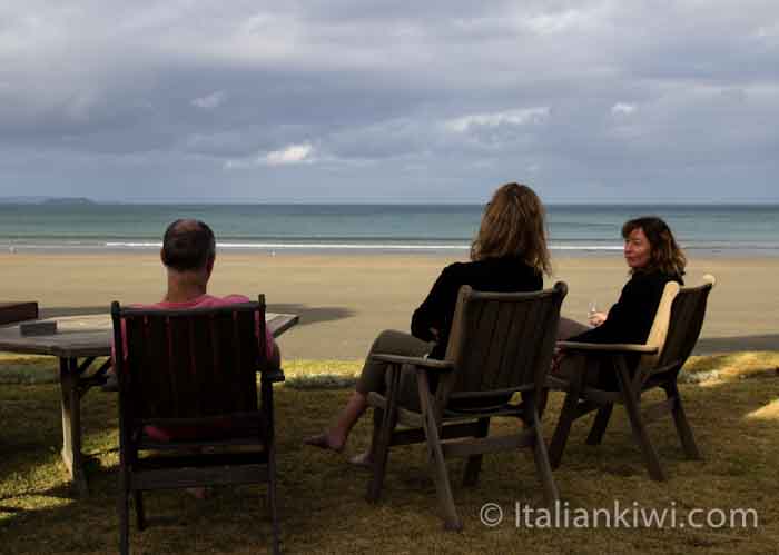 friends at Orewa Beach