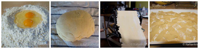 Pasta making in easy steps