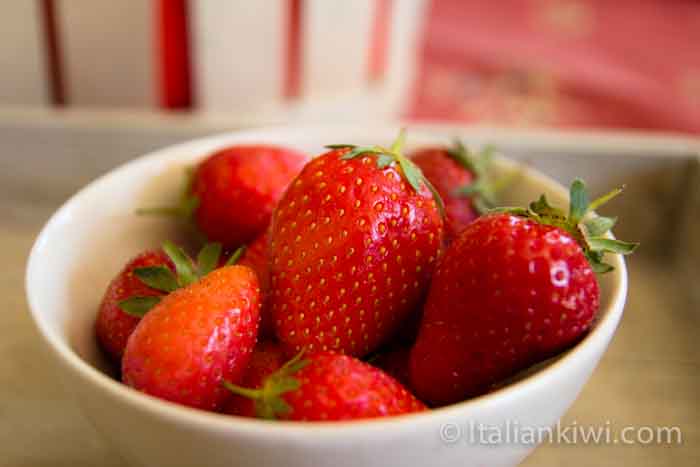 Ripe strawberries