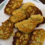 Spring Onion and Zucchini Fritters