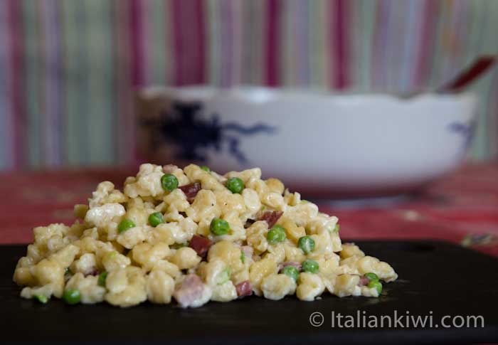 Spaetzle from Alto Adige, Italy