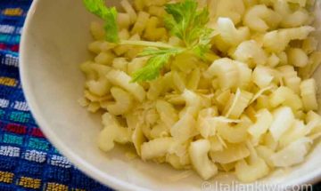 Celery And Parmesan Cheese Salad