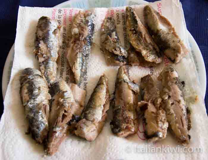 Fresh sardines