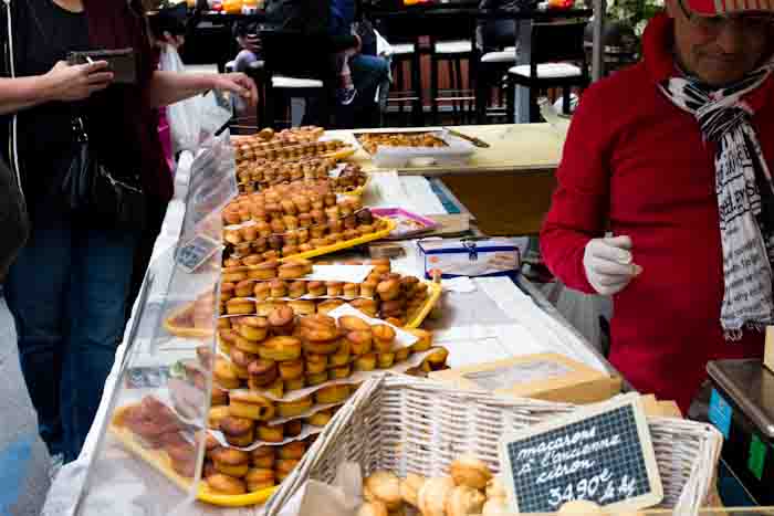 cakes at the honey festival, Mouans-Sartoux, France