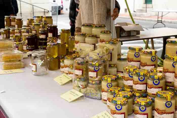 All different kinds of honey, honey festival, Mouans-Sartoux, France