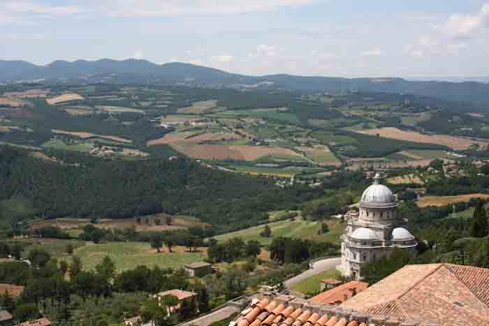 The view from Todi in Umbria, Italy