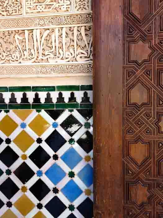Colours of the Alhambra, Granada, Andaluçia, Spain