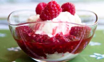 Raspberries And Cream, Dolomite Style!