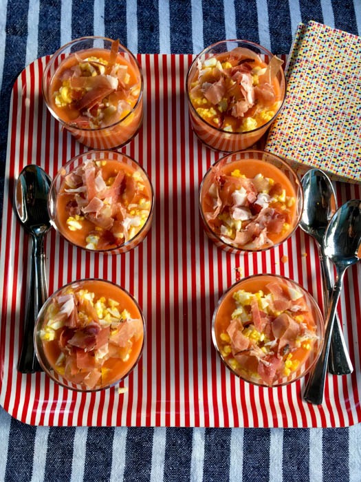 Salmorejo: tomato and bread soup from Spain