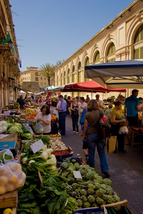 Siracusa, Sicily. At the market