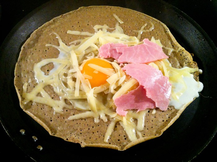 Sarrasin flour crepe