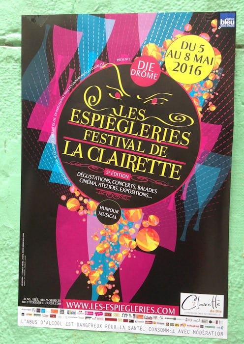 Clairette festival poster