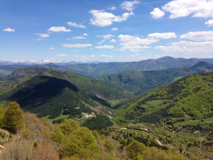 View of The Drôme, France