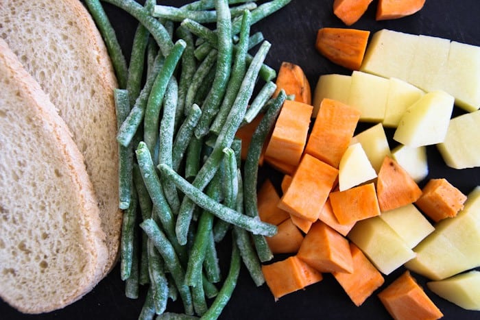 Potato and Green Bean Salad Ingredients