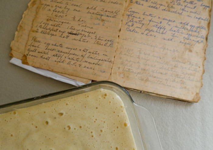 old recipe book