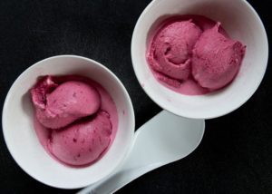 Muscat grape sorbet