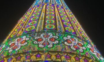 Turin Christmas tree