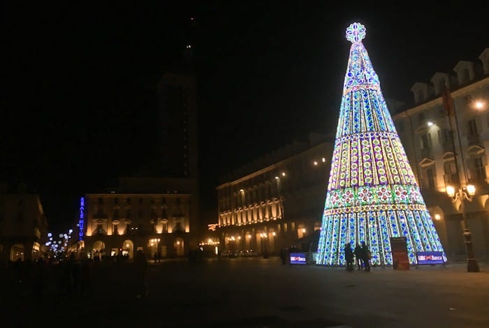 The Turin Christmas tree 2016