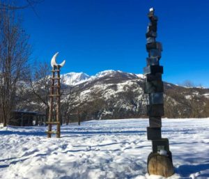 Art in the forest, Jouvenceaux, Italy