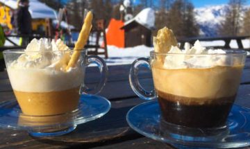 Bombardino Drinking, Snow And Ski Fun in Sauze d’Oulx