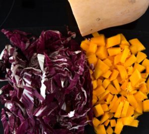 Pumpkin radicchio