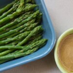 Asparagus salad with balsamic-mustard sauce