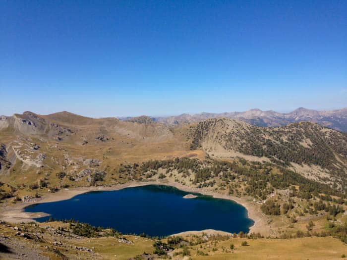 Lac d'Allos from the Col de la Cayolle, France