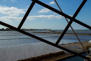 Salt factory, Trapani, Sicily, Italy