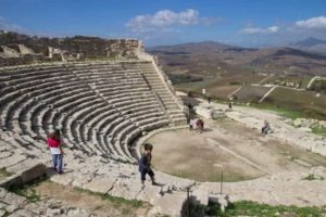 Segesta amphitheatre, Sicily, Italy