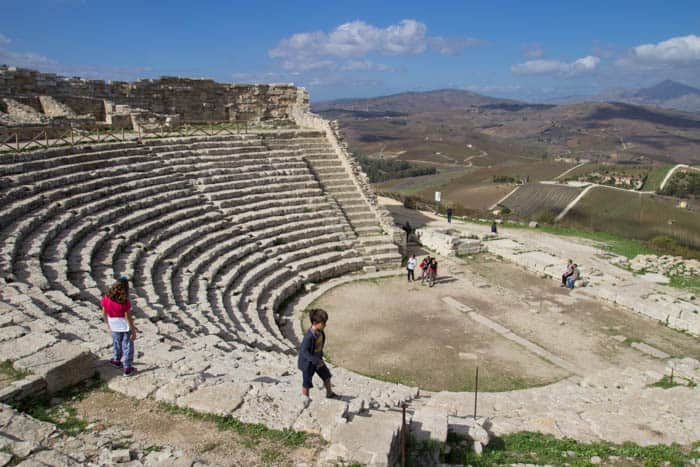 Segesta amphitheatre, Sicily, Italy
