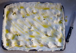 Focaccia di Recco dough