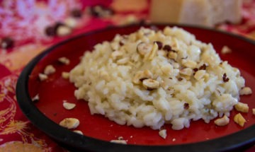 Risotto With Prosecco And Toasted Hazelnuts