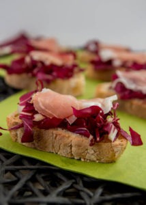 Bruuschetta with Radicchiio and Speck