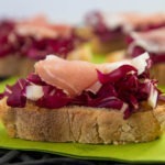 Bruschetta With Radicchio And Speck